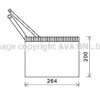 AVA QUALITY COOLING RTV562 Evaporator, air conditioning